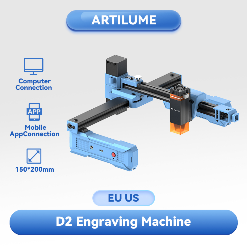 Diy Automation - Artilume D2 2.5/6W Foldable Laser Engraving