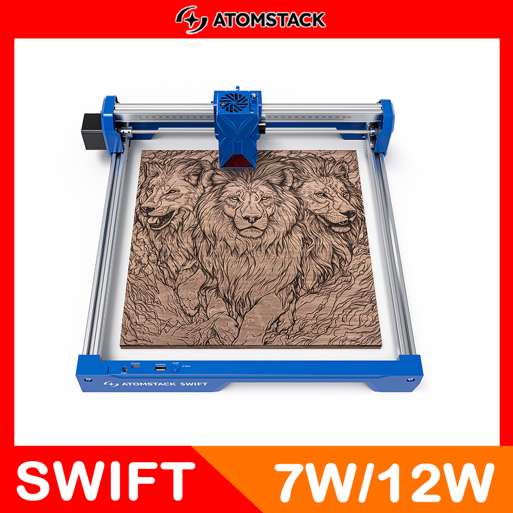 Diy Automation - ATOMSTACK Swift 7W Portable Laser Engraver