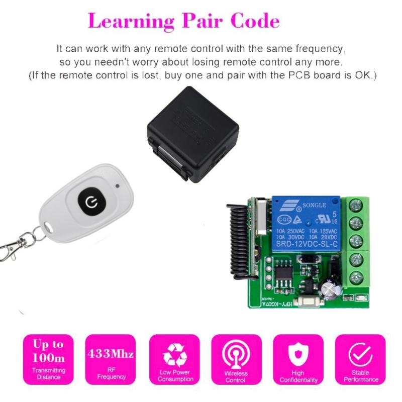 433MHz DIY Wireless Switch DC  - Diy Home Automation Controller recensione e prezzo
