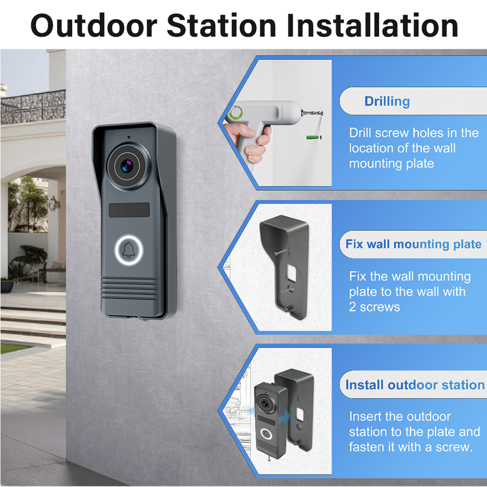 2-Wires Smart Home Tuya Wifi 1 - Smart Doorbell Wired recensione e prezzo