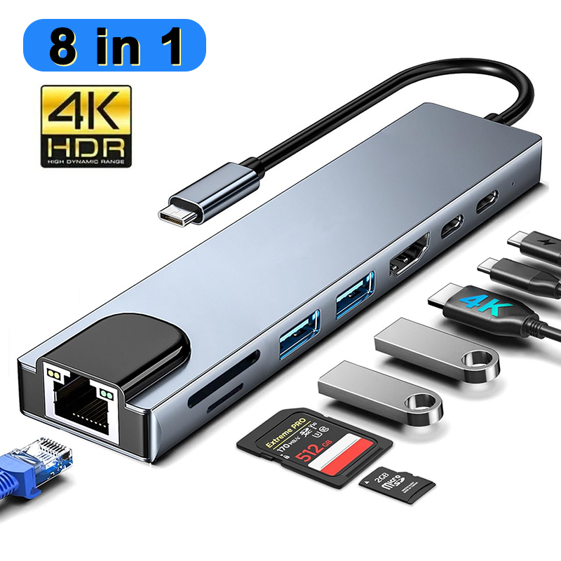 8 In 1 USB Type C Hub for MacB - Home Assistant Sd recensione e prezzo