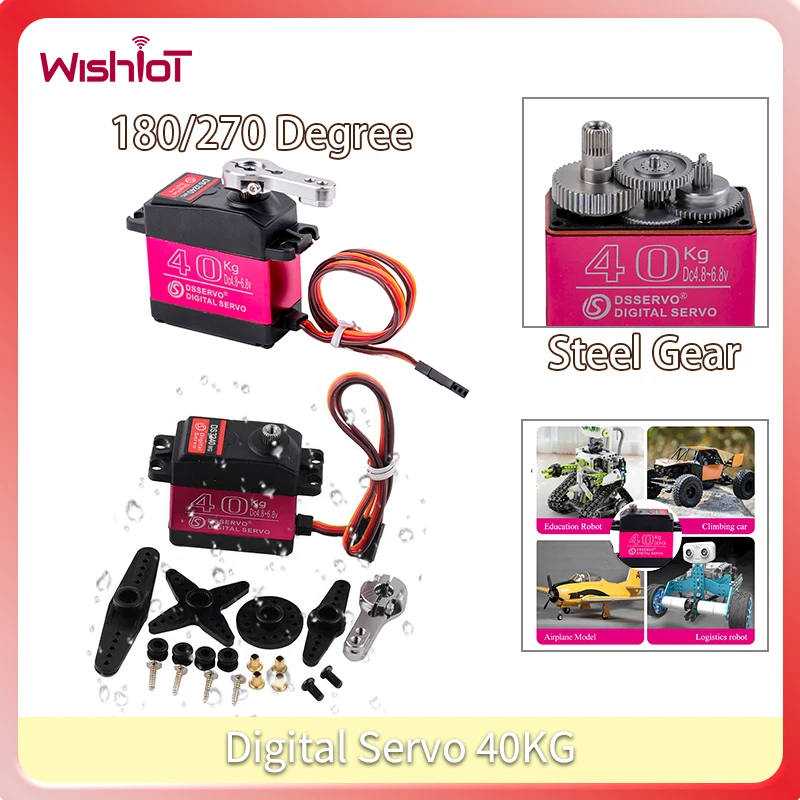 Digital Servo 40KG 180/270 Deg - Diy Automation recensione e prezzo
