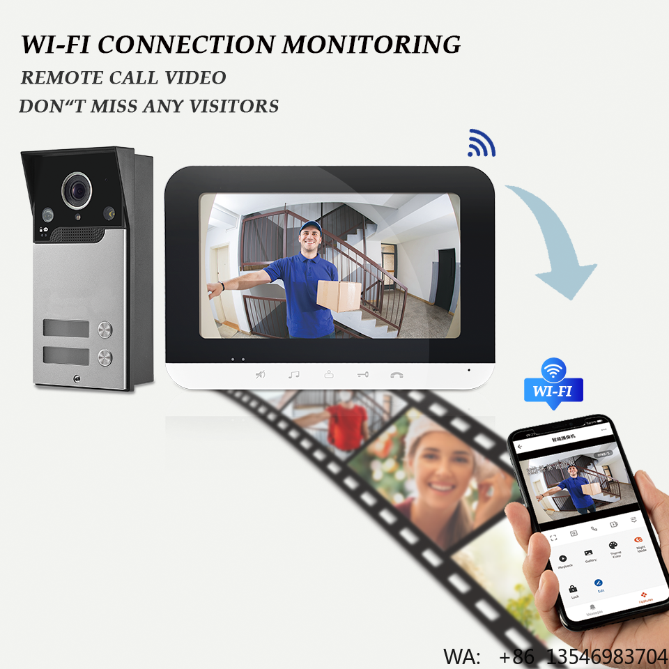 Factory Price 7 Inch Touch Key - Smart Doorbell Wired recensione e prezzo