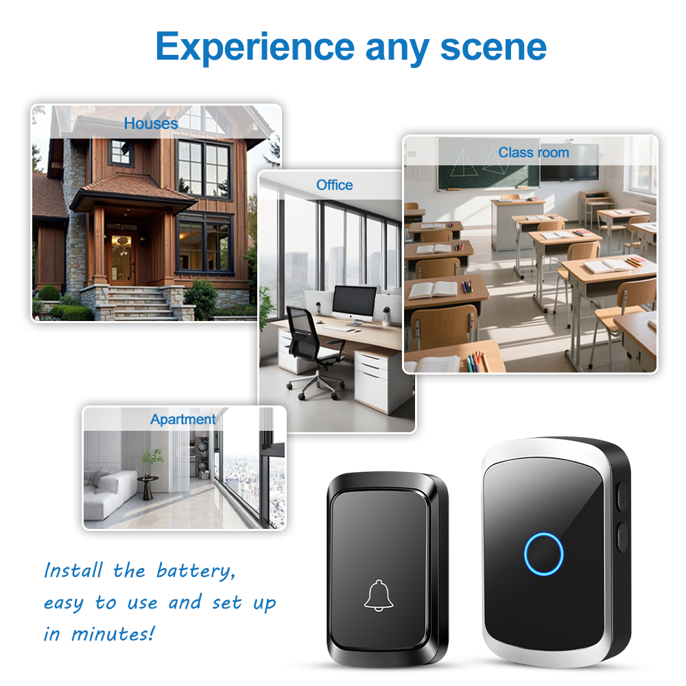 Smart Wireless Doorbell Door C - Smart Home Automation Diy recensione e prezzo
