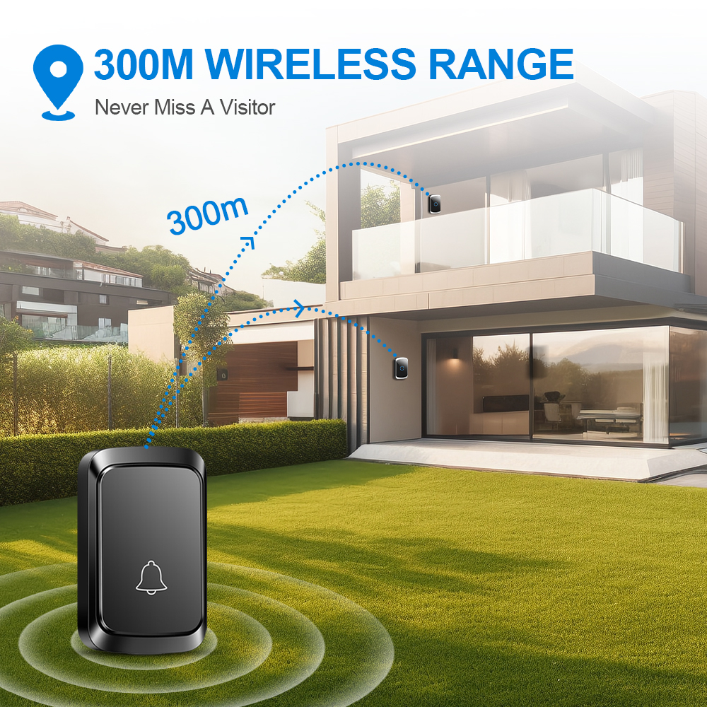 Smart Wireless Doorbell Door C - Smart Home Automation Diy recensione e prezzo