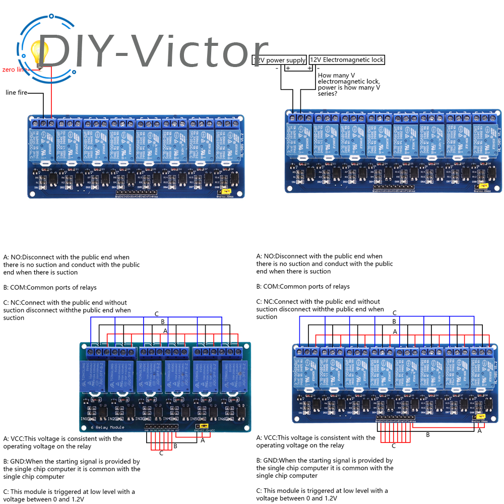1 2 4 6 8 Channel DC 5V 12V Re - Relay 8 Channel Board recensione e prezzo