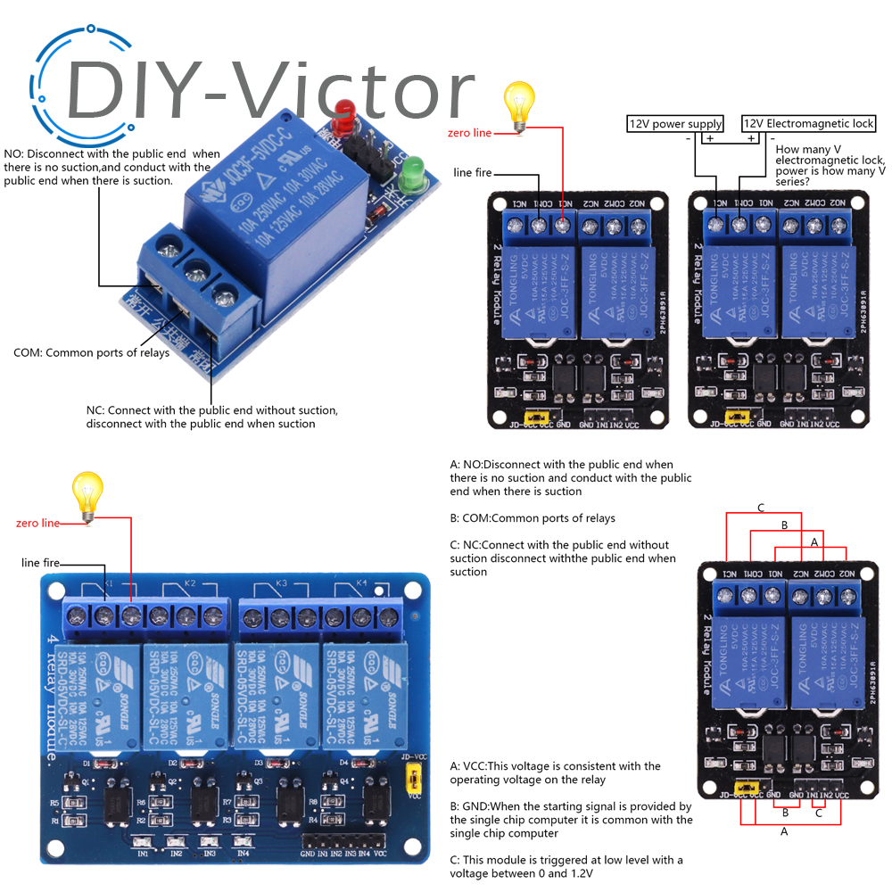1 2 4 6 8 Channel DC 5V 12V Re - Relay 8 Channel Board recensione e prezzo