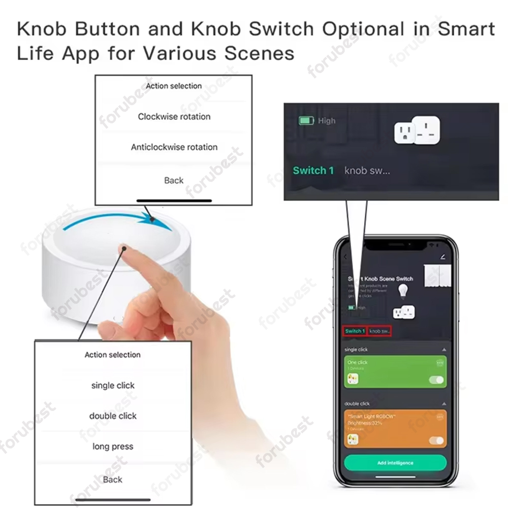 Tuya ZigBee Smart Knob Switch  - Smart Home Automation Diy recensione e prezzo