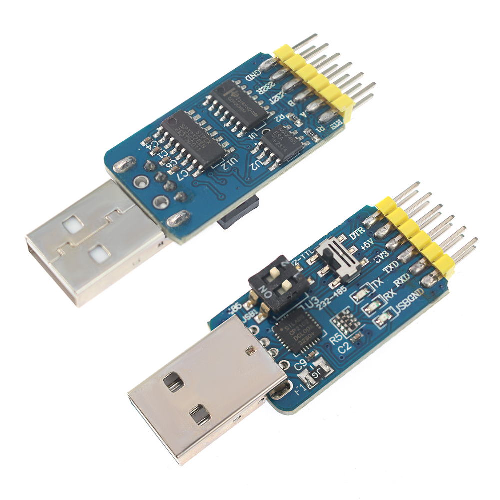 6 in 1 USB Serial Adapter CP21 - Level Shifter 3.3V recensione e prezzo