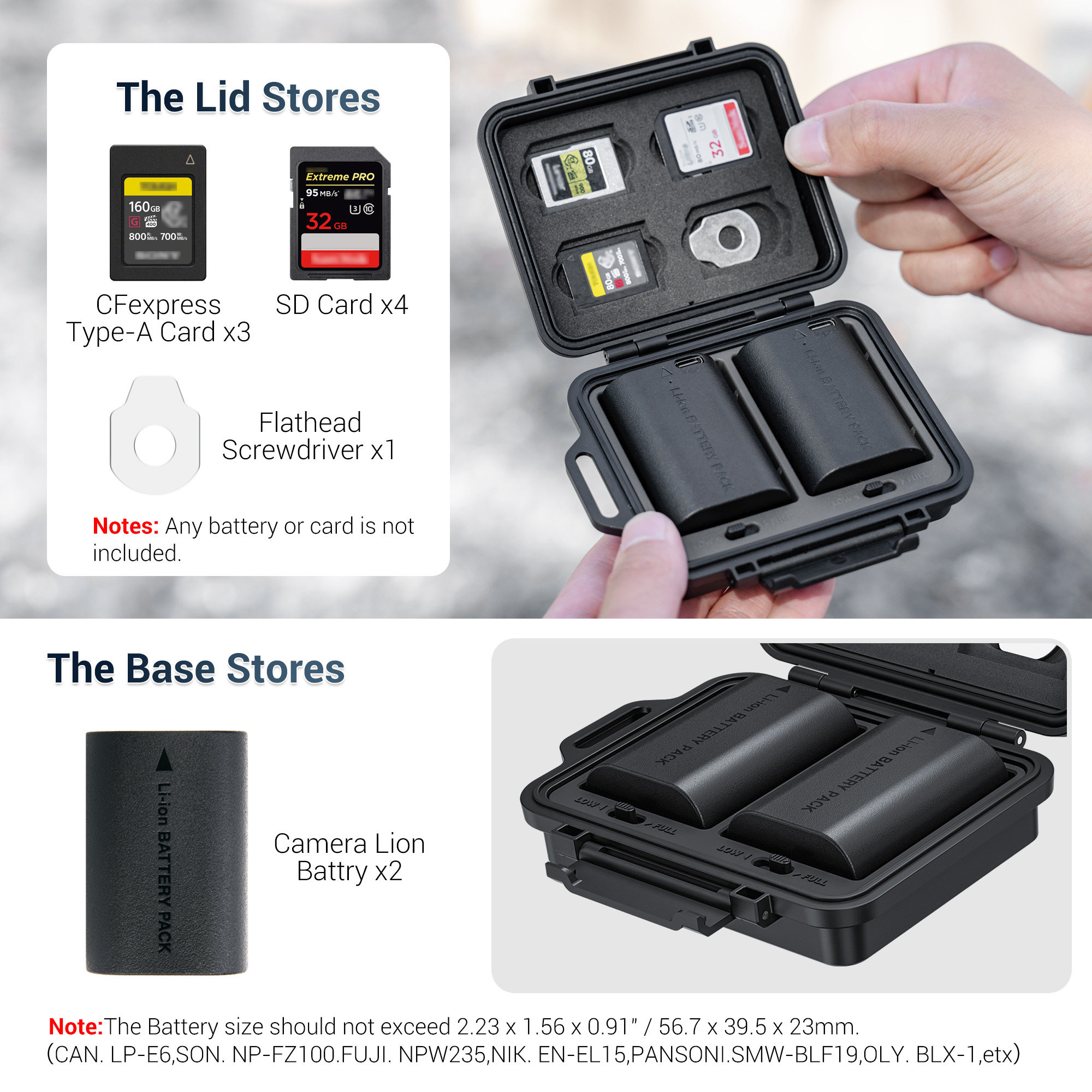 JJC Camera Battery Memory Card - Home Assistant Sd recensione e prezzo