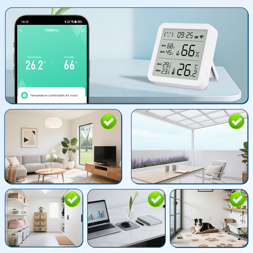 Tuya WiFi Thermometer hygromet - Temperature Humidity Sensor recensione e prezzo