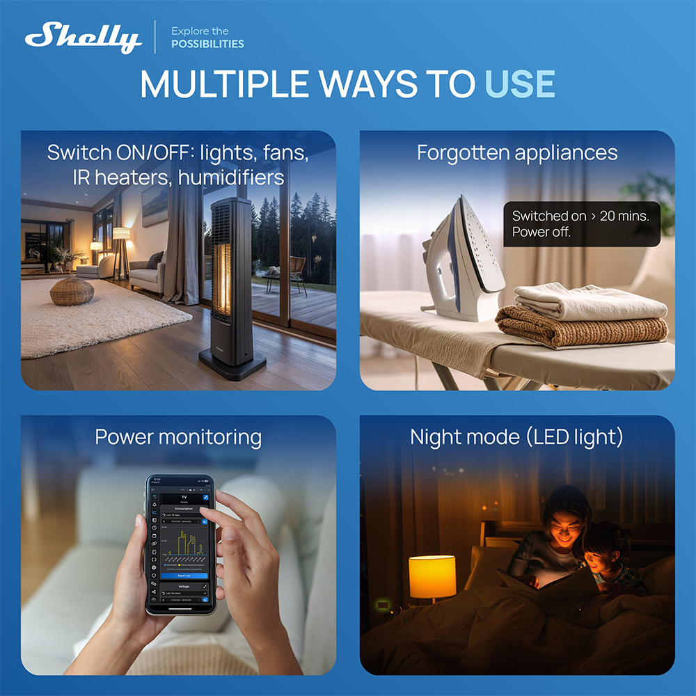 Shelly Plug US Gen4 Zigbee Cer - Shelly Relay Module recensione e prezzo