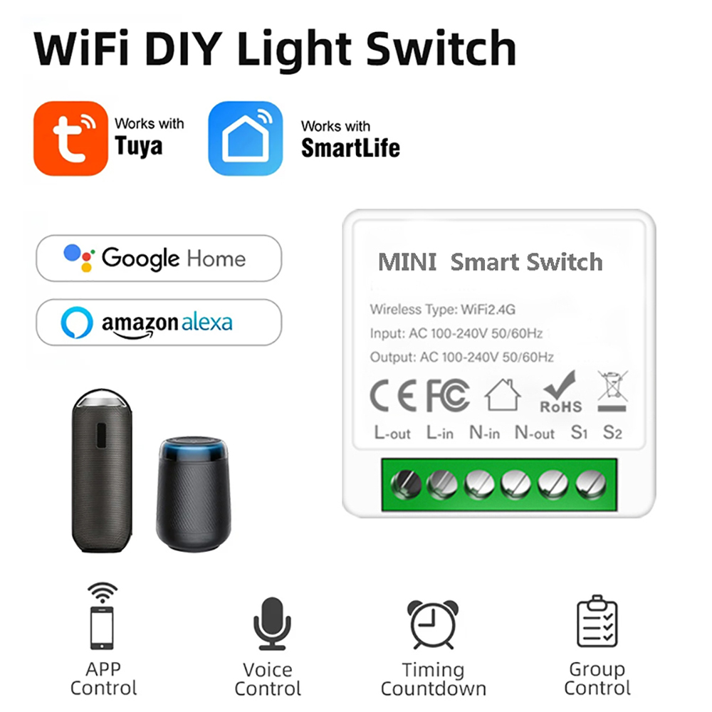 2 Way Control Tuya Mini 16A Wi - Diy Home Automation Controller recensione e prezzo