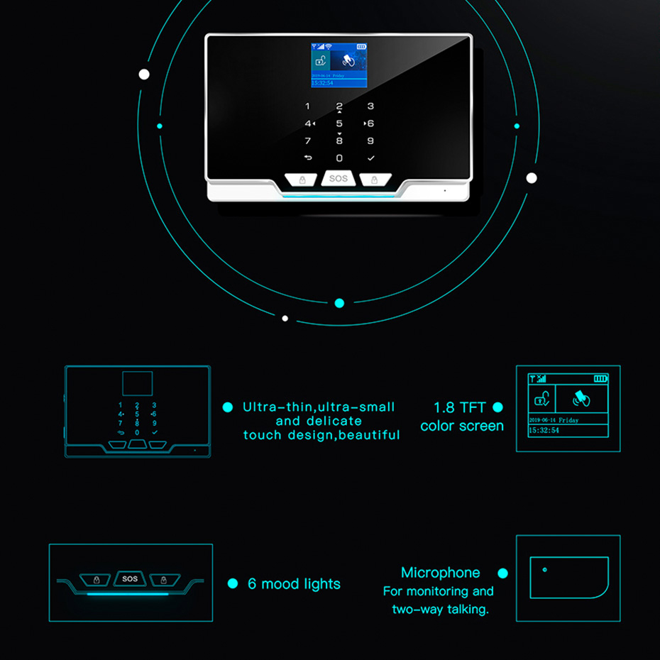 KERUI 433MHz DIY Alarm Kit G20 - Home Automation Diy Kit recensione e prezzo