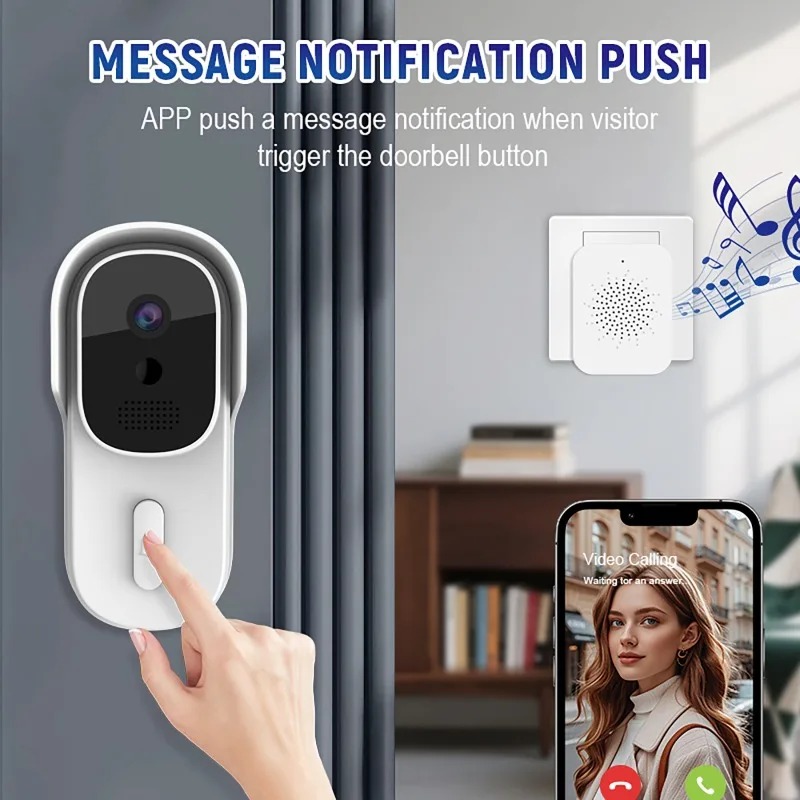 Wide View Tuya Smart Life APP  - Smart Doorbell Wired recensione e prezzo