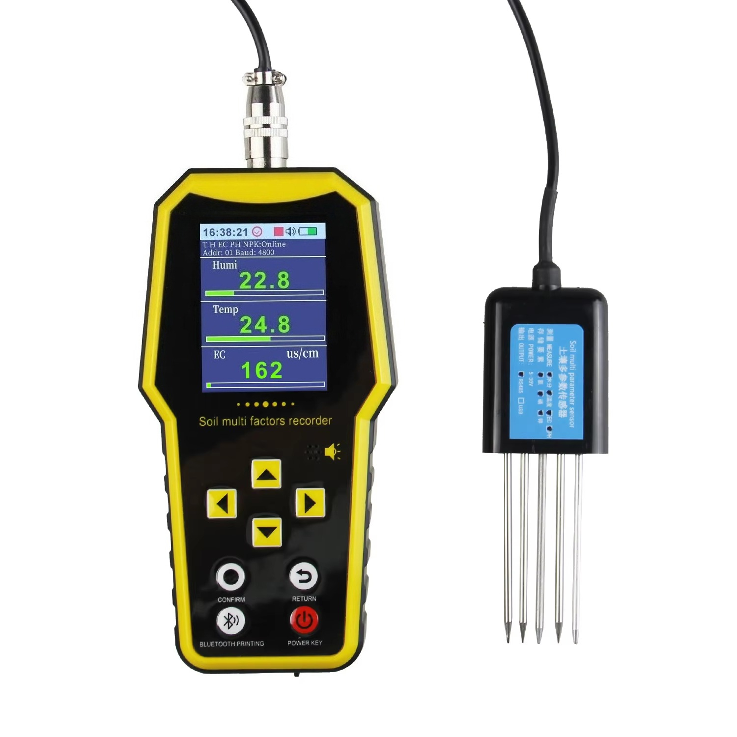 7 in 1 Portable Soil Moisture  - Temperature Humidity Sensor recensione e prezzo
