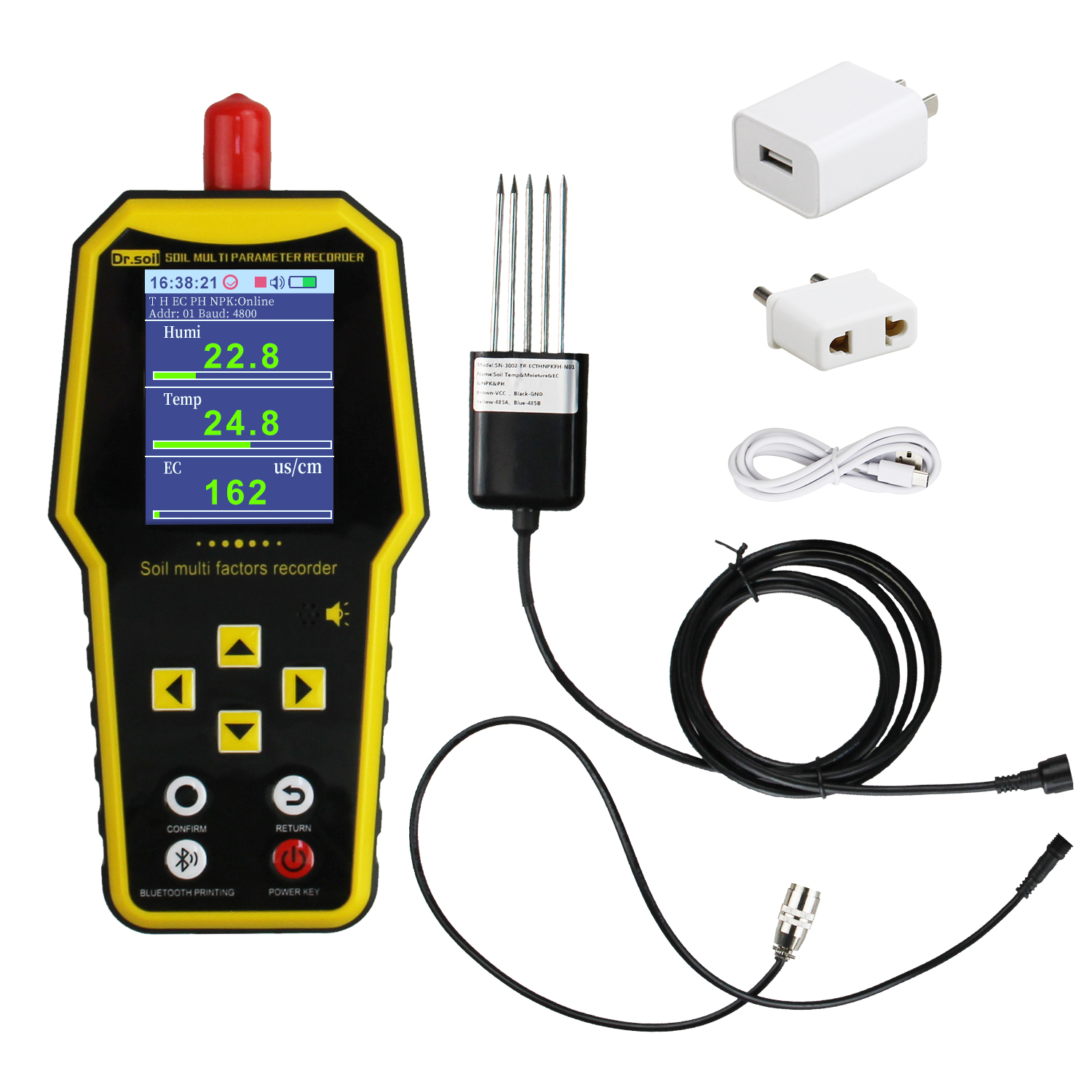 7 in 1 Portable Soil Moisture  - Temperature Humidity Sensor recensione e prezzo