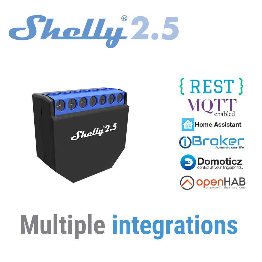 Shelly 2.5 Smart Home Double R - Shelly Relay Module recensione e prezzo