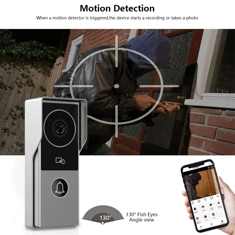 ANJIELO 1080P Phone Support IP - Smart Doorbell Wired recensione e prezzo