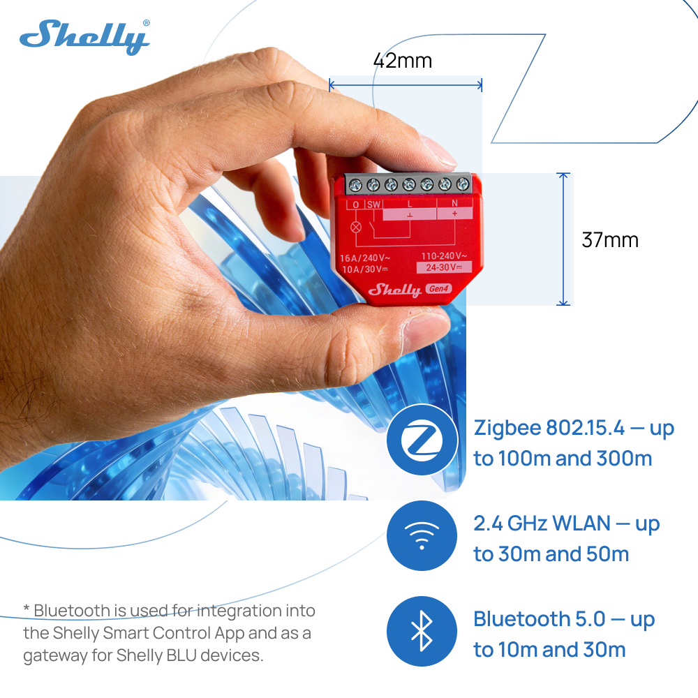 Shelly 1PM Gen4 Zigbee Disposi - Shelly Relay Module recensione e prezzo