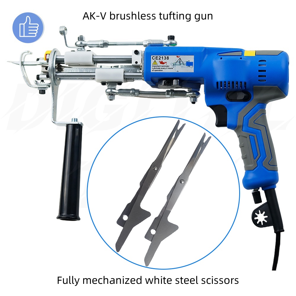 AK-V brushless tufting gun 2 I - Diy Automation recensione e prezzo