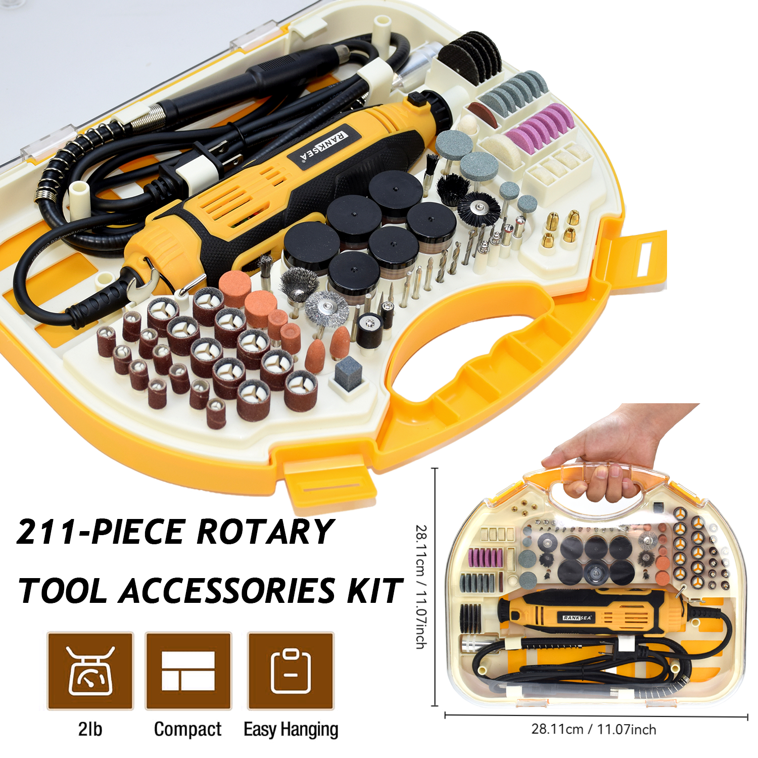 Rotary Tool Kit, Equipped With - Diy Automation recensione e prezzo
