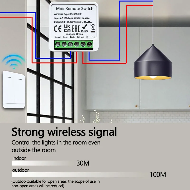 RF 433MHz Smart DIY Wireless S - Diy Home Automation System recensione e prezzo
