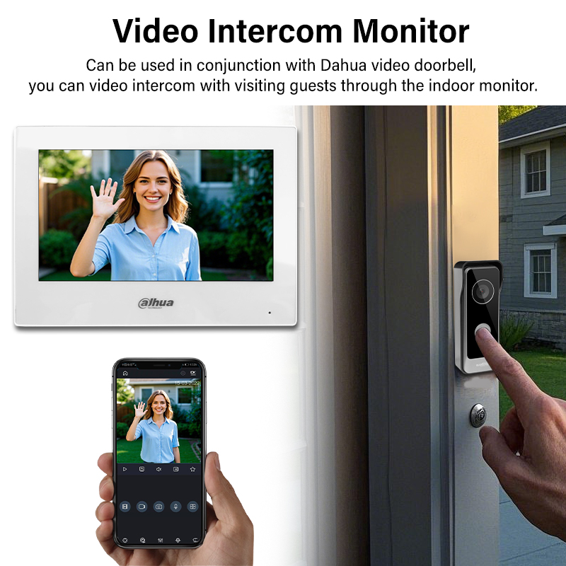 Dahua 2-Wire WiFi Indoor Monit - Smart Doorbell Wired recensione e prezzo