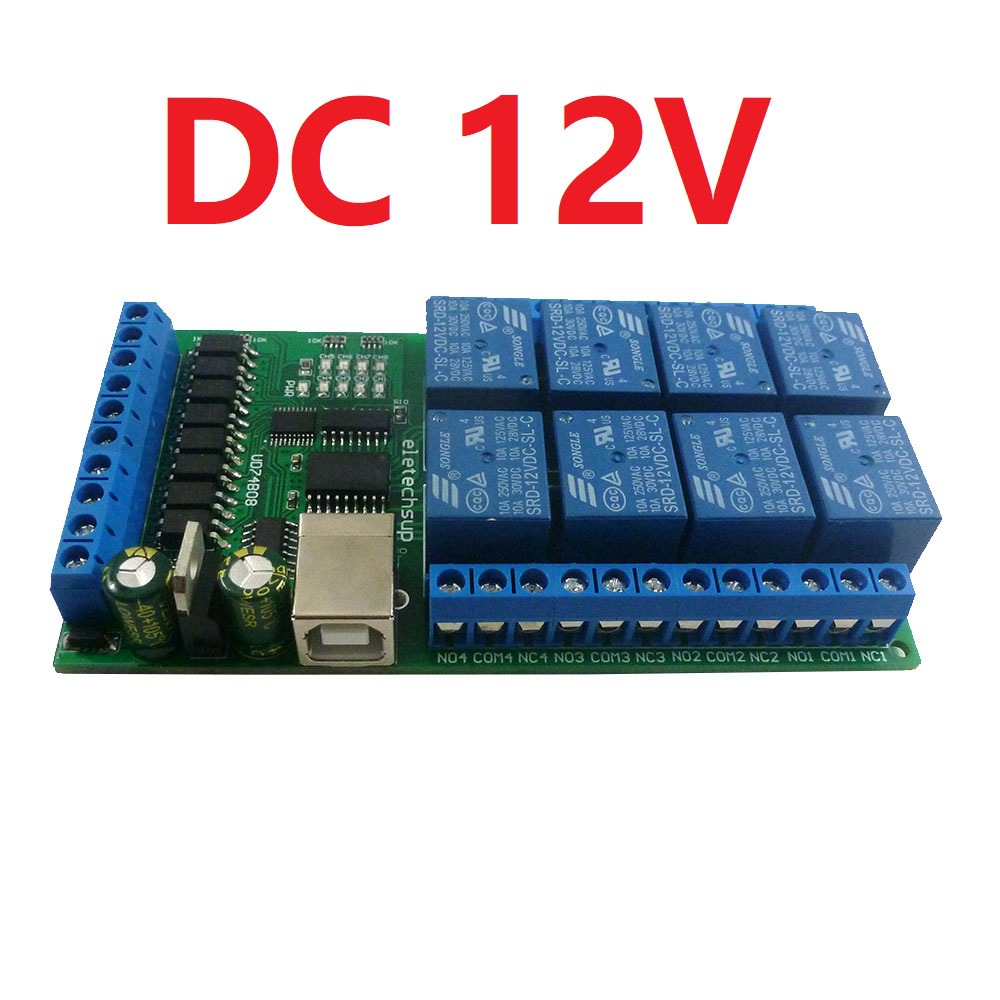 UD74B08 8 Channel USB Relay I/ - Shelly Relay Module recensione e prezzo