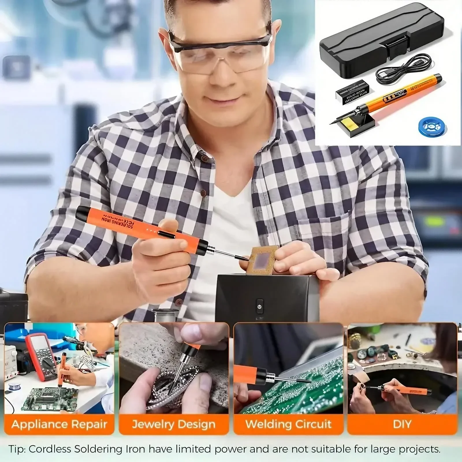 Portable Cordless Soldering Ir - Home Automation Diy Kit recensione e prezzo