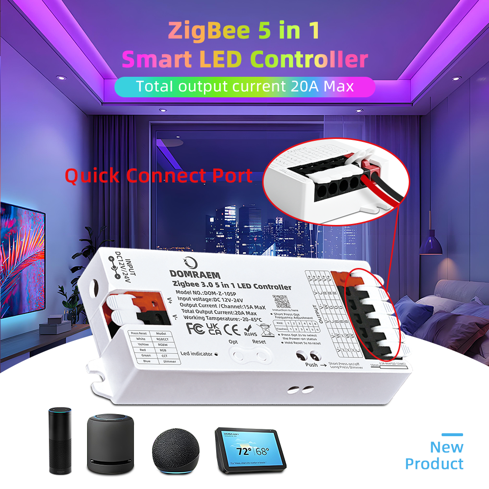 DOMRAEM Zigbee 3.0 5 in 1 LED  - Zigbee Coordinator Stick recensione e prezzo