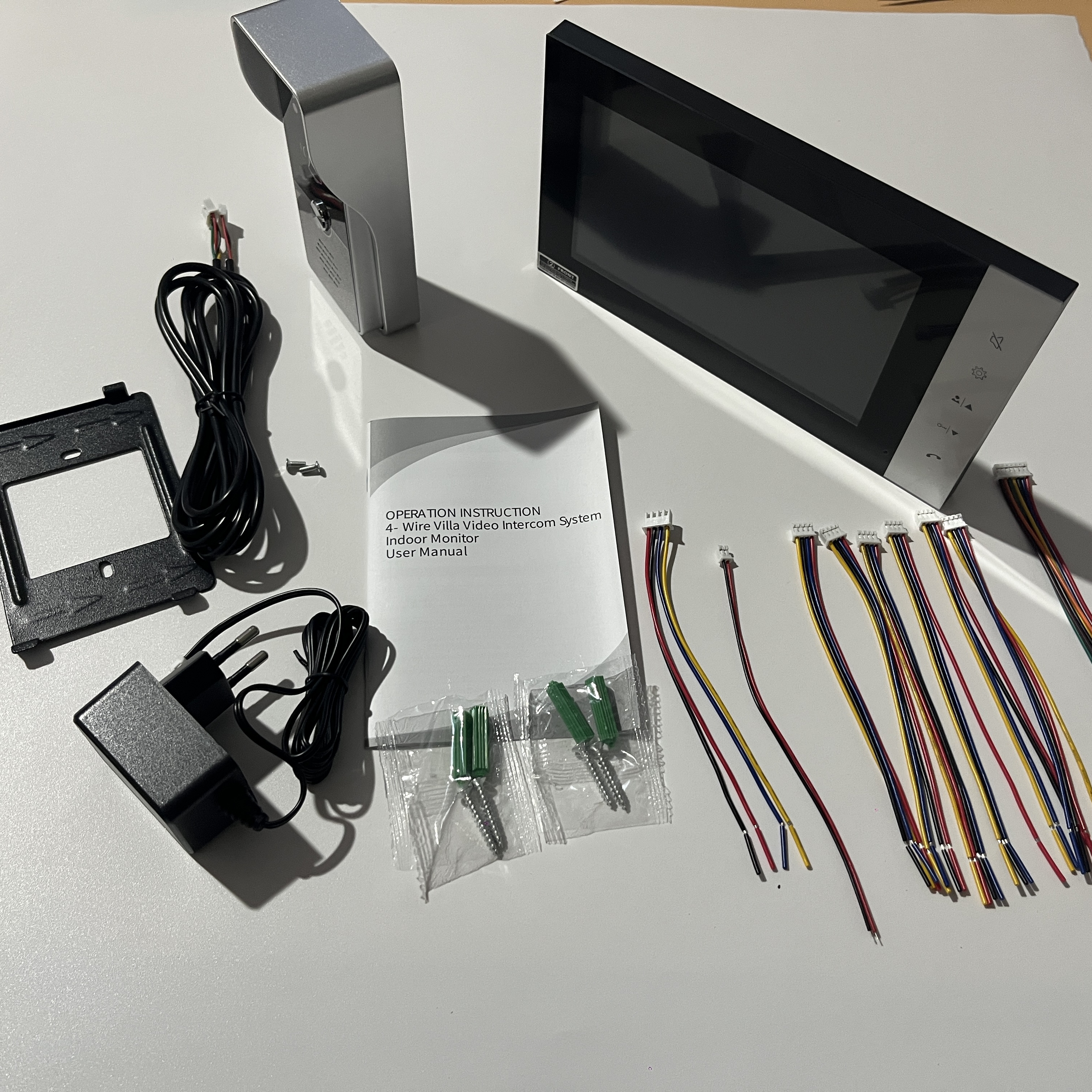 4 Wire 7 Inches Wired Video Do - Smart Doorbell Wired recensione e prezzo