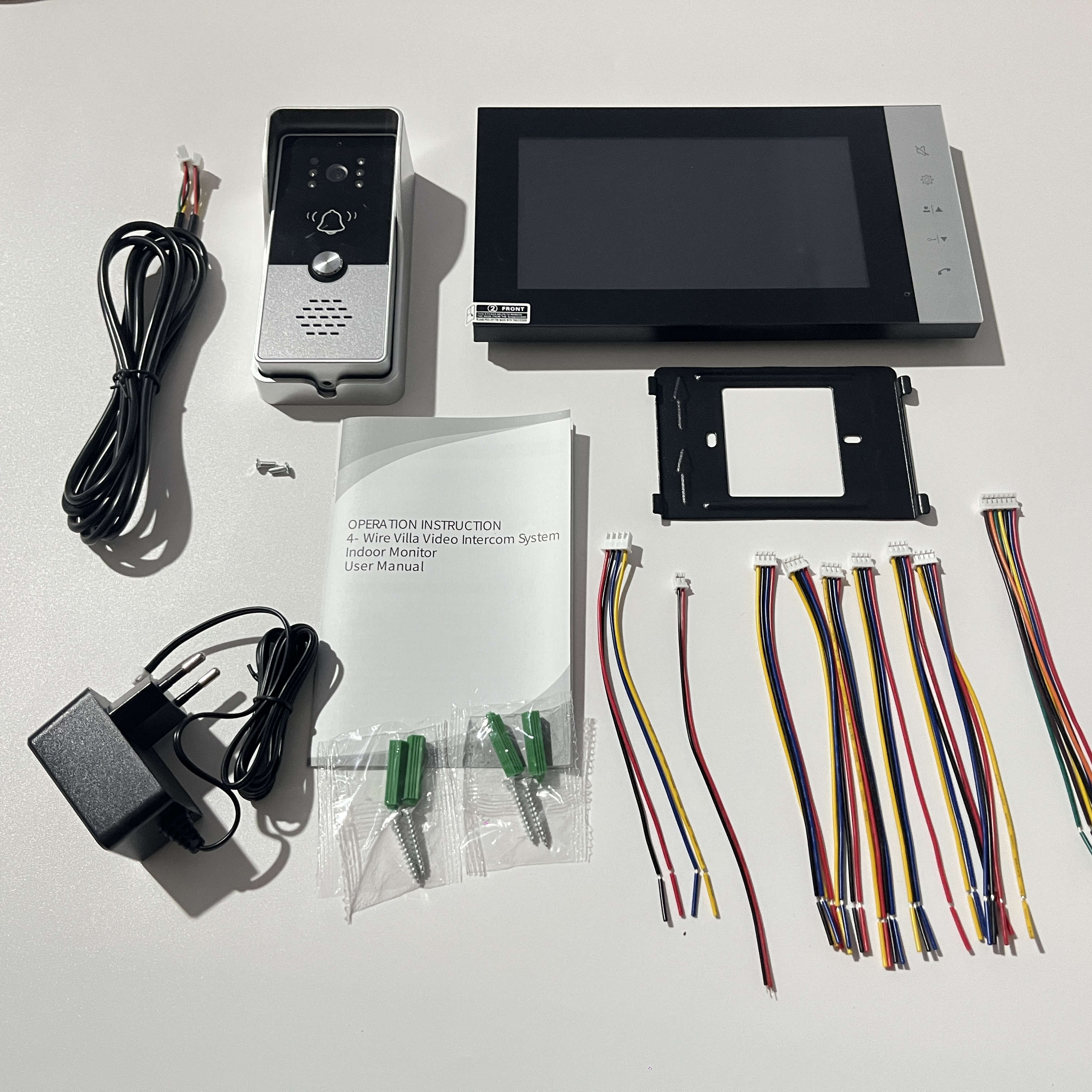 4 Wire 7 Inches Wired Video Do - Smart Doorbell Wired recensione e prezzo