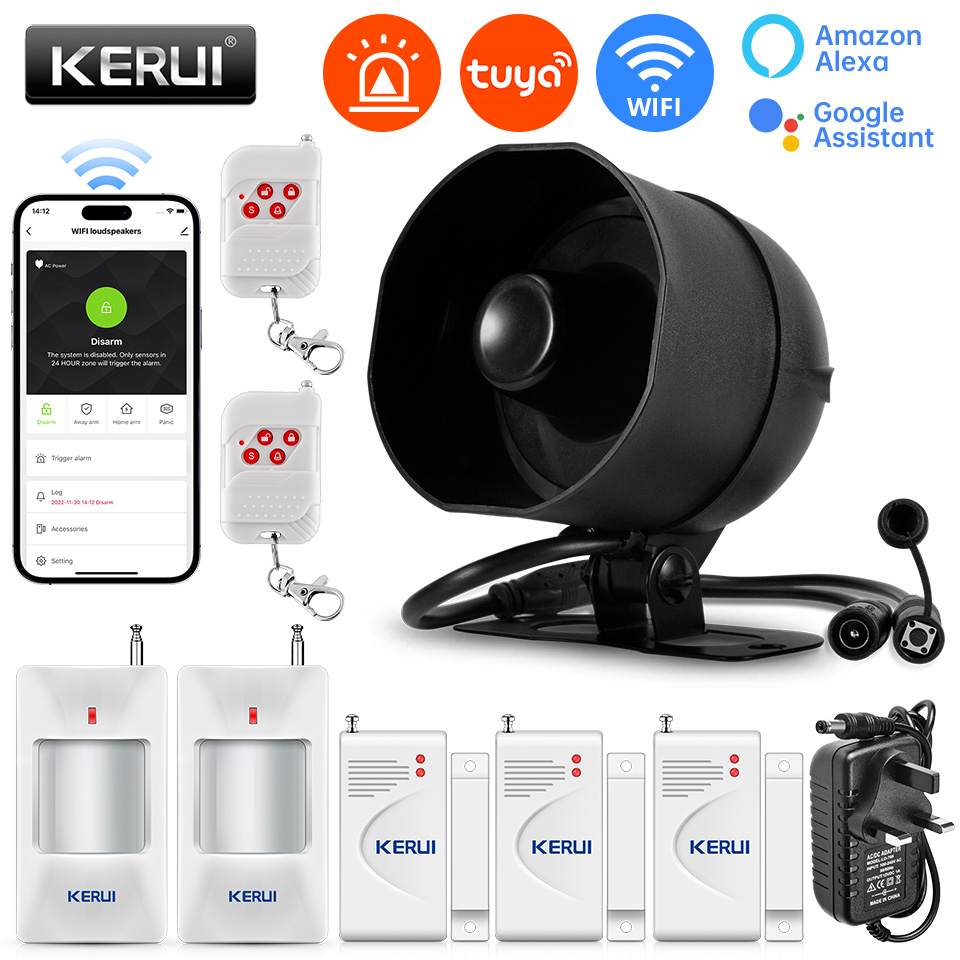 KERUI 120db Siren Alarm System - Smart Home Automation Diy recensione e prezzo