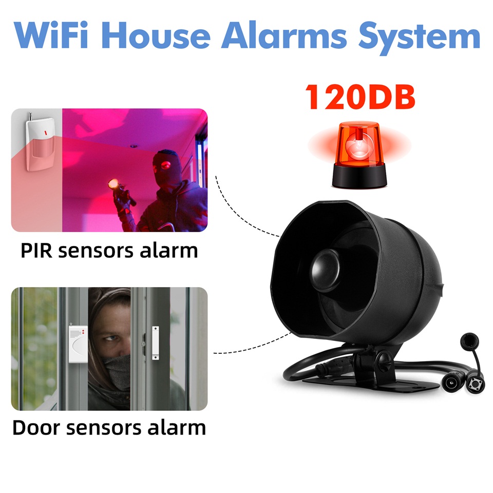 KERUI 120db Siren Alarm System - Smart Home Automation Diy recensione e prezzo