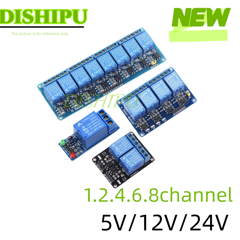 DC 5V 12V 24V 1 2 4 6 8 Channe - Relay 8 Channel Board recensione e prezzo