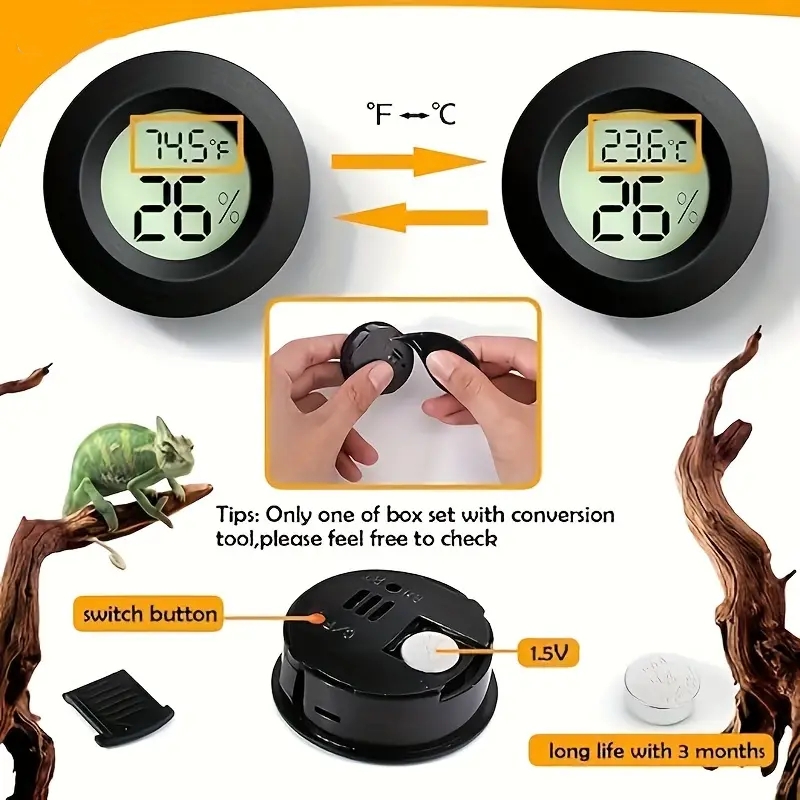 ℉/℃ Mini LCD Digital Thermomet - Temperature Humidity Sensor recensione e prezzo