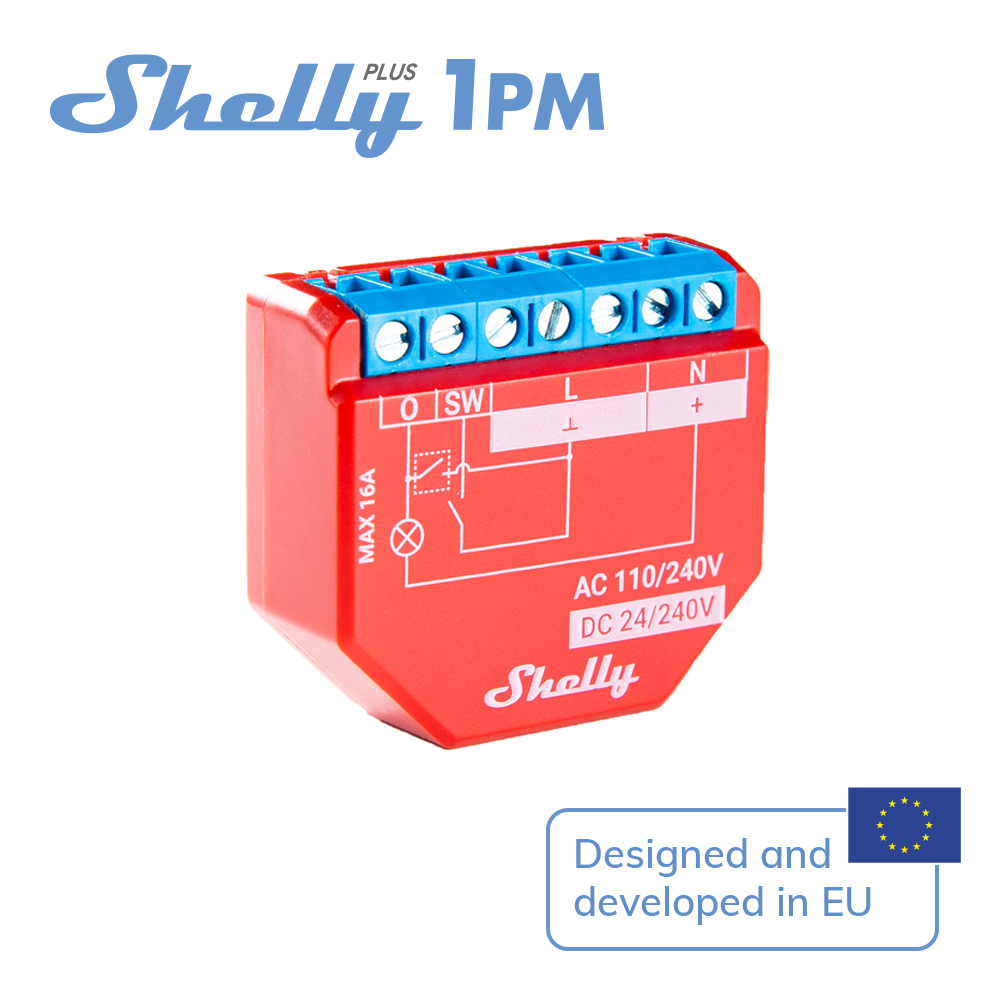 Shelly Plus 1PM Smart Home Lif - Shelly Relay Module recensione e prezzo