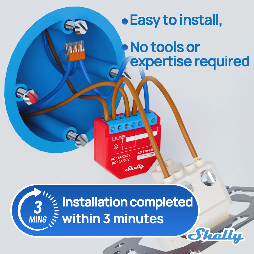 Shelly Plus 1PM Smart Home Lif - Shelly Relay Module recensione e prezzo