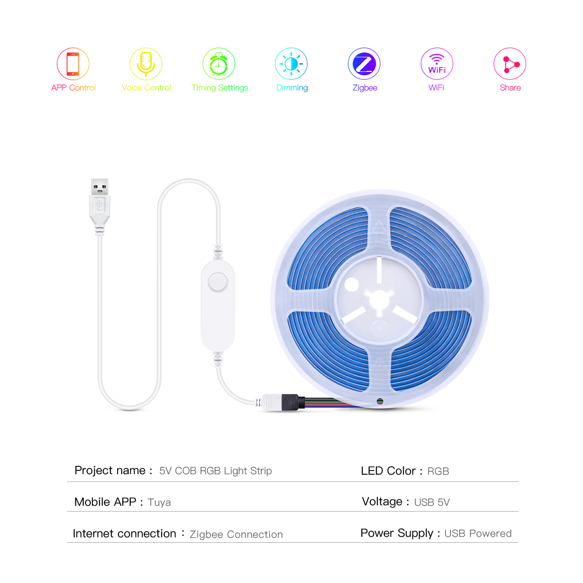 ZigBee LED Strip Smart Tuya CO - Zigbee Coordinator Stick recensione e prezzo