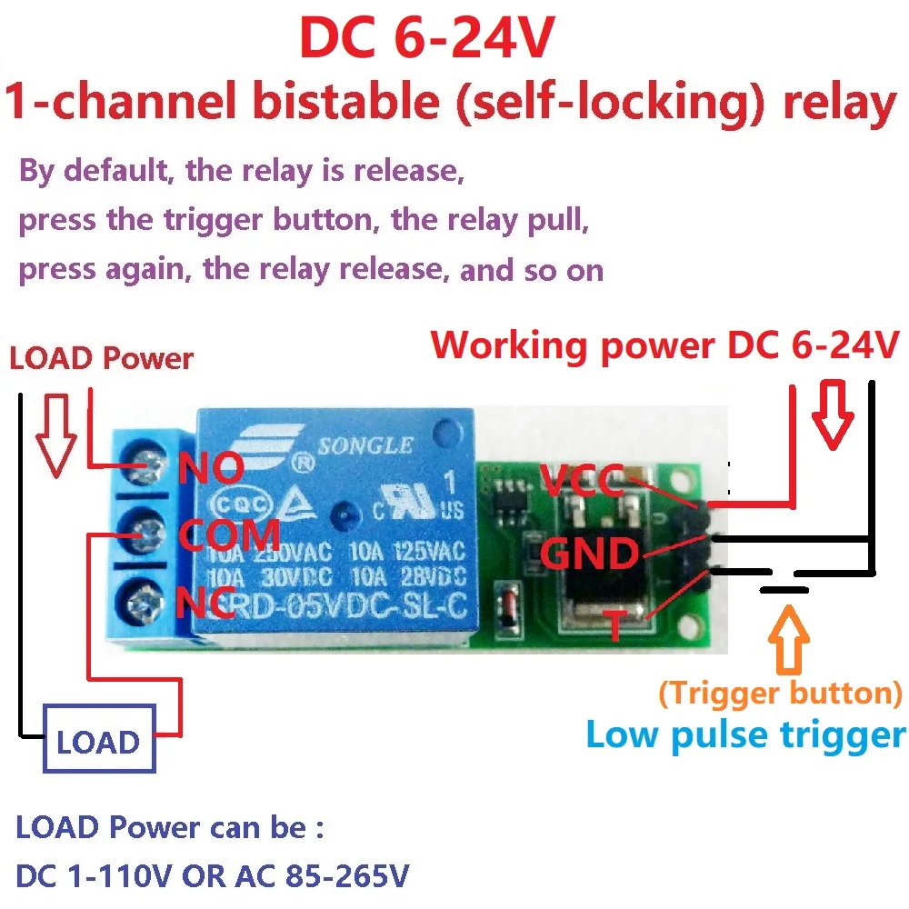 DC 6V 9V 12V 24V Flip-Flop Lat - Shelly Relay Module recensione e prezzo