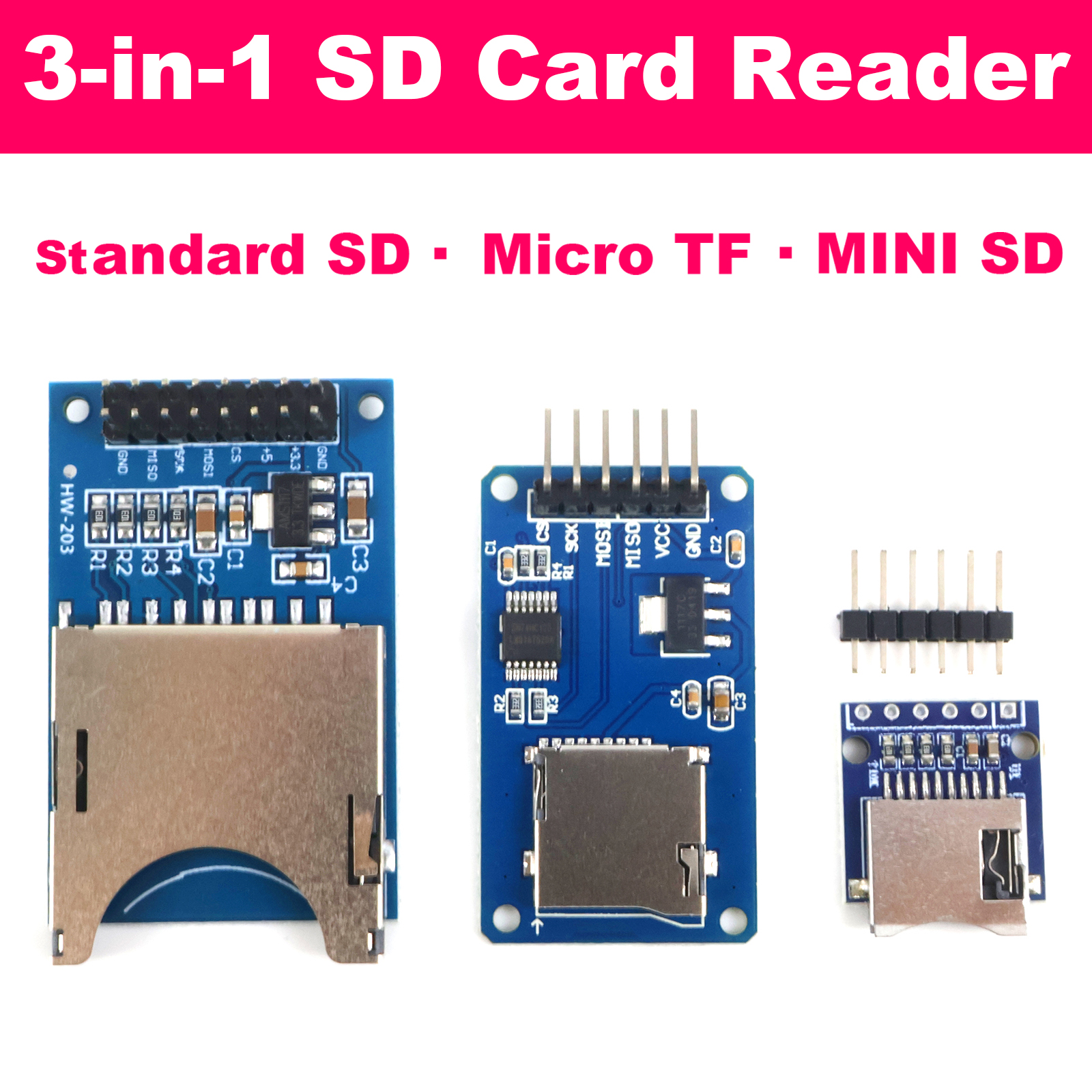 SD Card Reader Module Micro TF - Level Shifter 3.3V recensione e prezzo