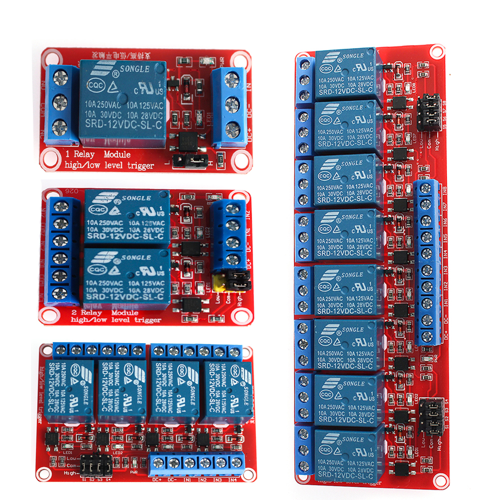 1PCS Relay Module 5V 12V 24V 1 - Relay 8 Channel Board recensione e prezzo