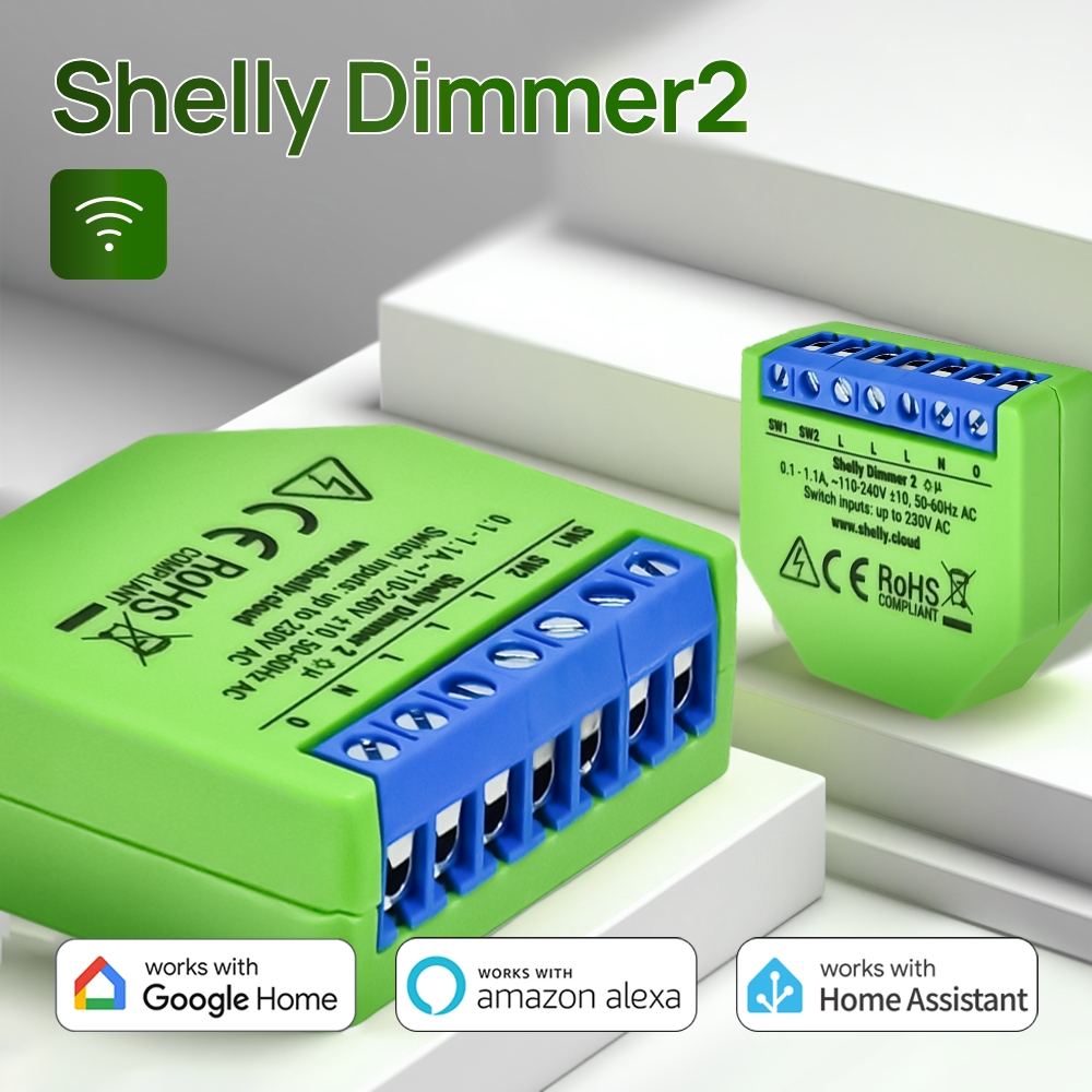 Shelly Dimmer 2 Smart Switch M - Shelly Relay Module recensione e prezzo