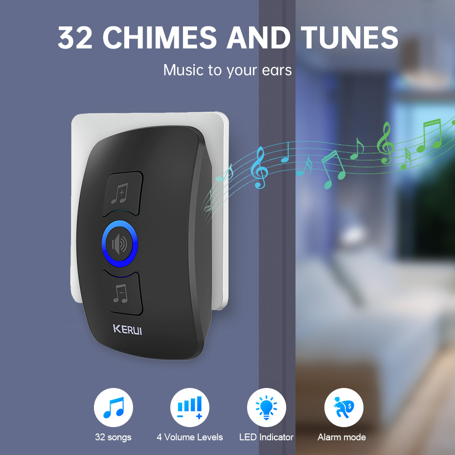 KERUI M525 Door Bell Chime Kit - Smart Home Automation Diy recensione e prezzo