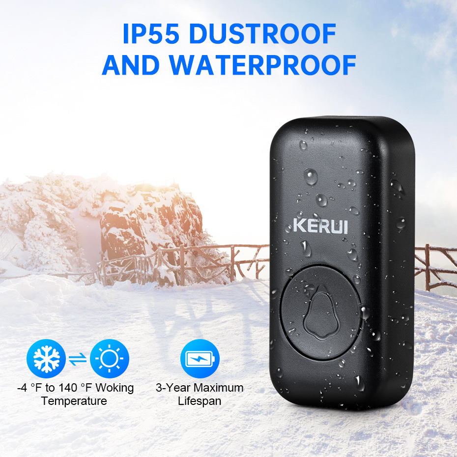 KERUI M525 Door Bell Chime Kit - Smart Home Automation Diy recensione e prezzo