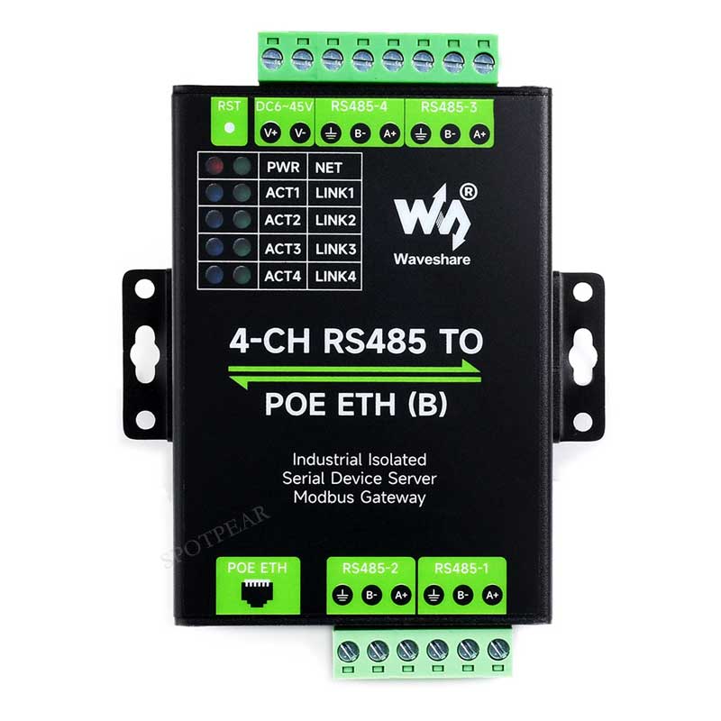 Industrial Isolated 4CH RS485  - Shelly Relay Module recensione e prezzo